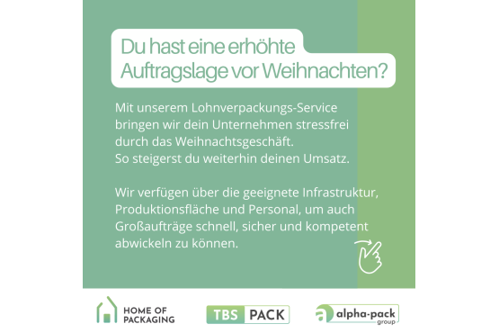 Lohnverpackung für das Weihnachtsgeschäft